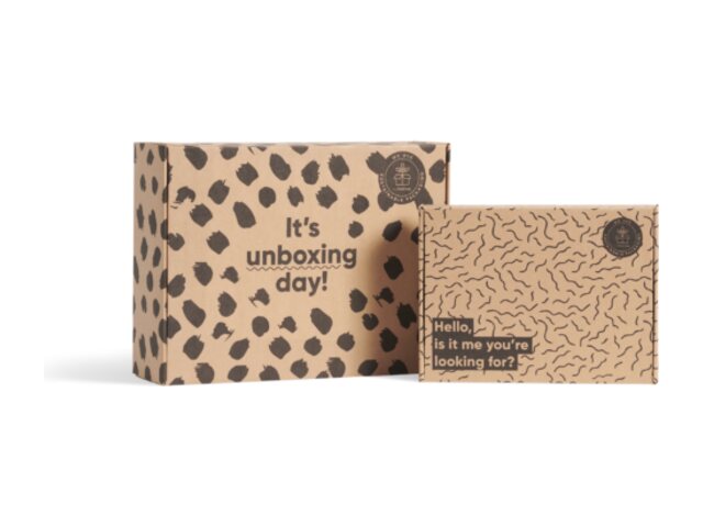 Pre-printed eco kraft mailer boxes