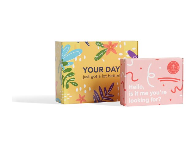 Full colour printed mailer boxes
